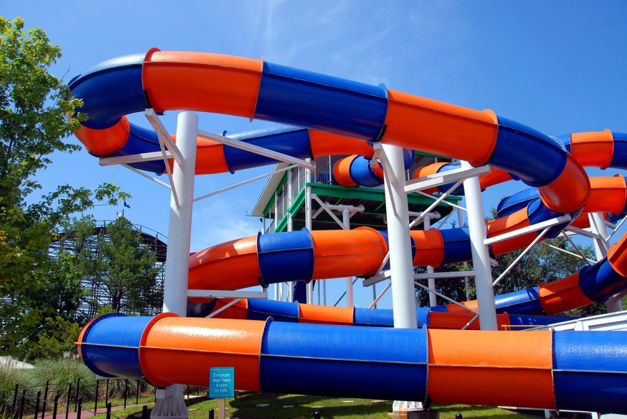toboggan aquatique camping Bretagne Morbihan 